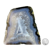 Blue Agate Slab - 5.4 x 5.7 inch