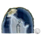 Blue Agate Slab - 4.4 x 5.7 inch