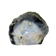 Blue Agate Slab - 3.7 x 4.4 inch