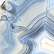 Blue Agate Slab - 4.0 x 5.6 inch