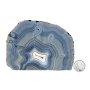Blue Agate Slab - 4.0 x 5.6 inch