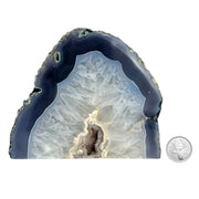 Blue Agate Slab - 5.1 x 6.4 inch