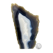 Blue Agate Slab - 8.0 x 4.5 inch