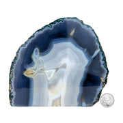 Blue Agate Slab - 6.2 x 7.0 inch