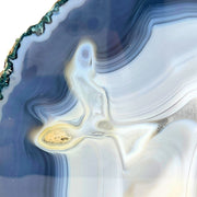 Blue Agate Slab - 6.2 x 7.0 inch