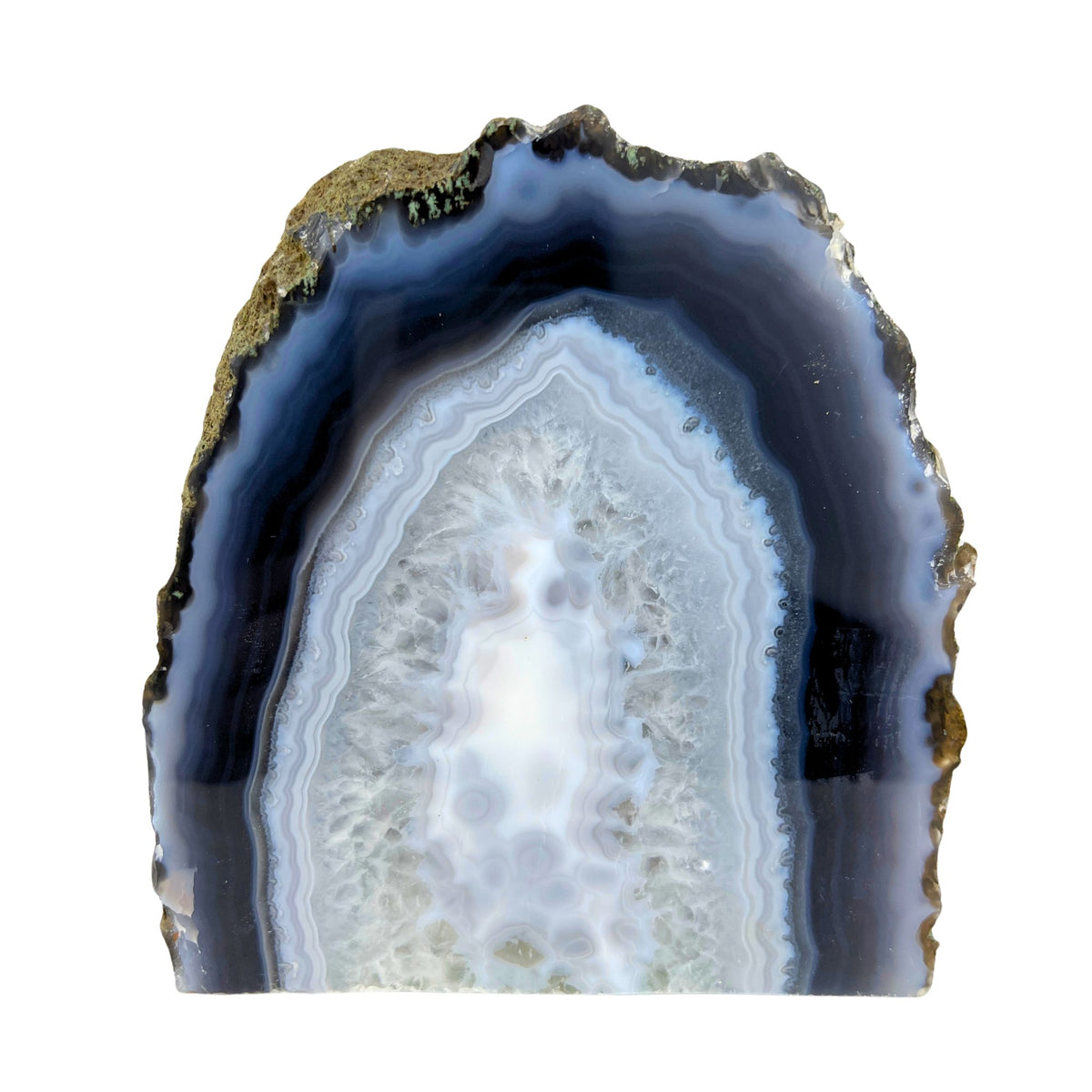 Blue Agate Slab - 6.2 x 5.9 inch