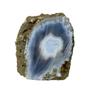 Blue Agate Slab - 6.2 x 5.9 inch