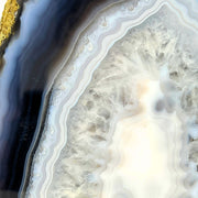 Blue Agate Slab - 6.2 x 5.9 inch