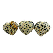 Dalmatian Jasper Heart - 1.75-2.0 inch
