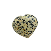 Dalmatian Jasper Heart - 1.75-2.0 inch