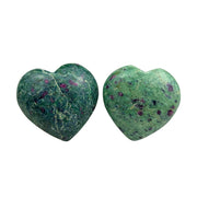 Ruby Fuchsite Heart - 2.1 inch