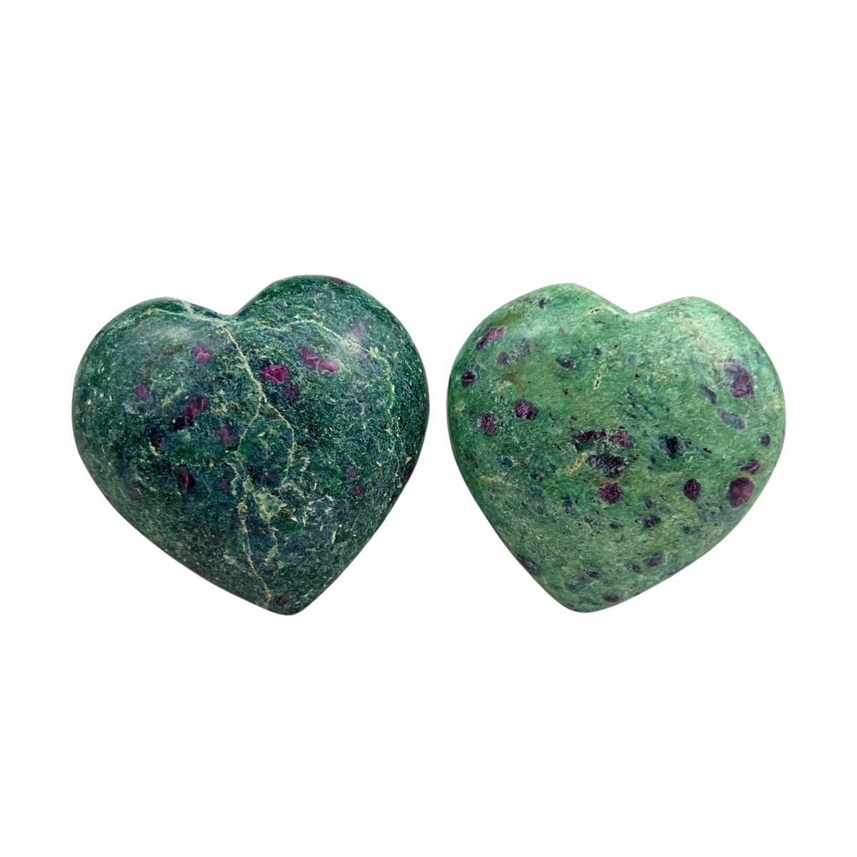 Ruby Fuchsite Heart - 2.1 inch