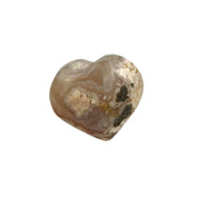 Flower Agate Heart - 2.6-3.4 inch
