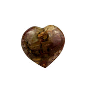 Petrified Wood Heart - 2.4-3.1 inch