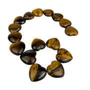 Tiger Eye Heart - 1 inch