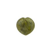 Green Hair Jasper Heart - 1.3-1.4 inch