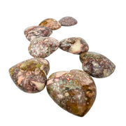Pink Porcelain Jasper Heart - 1.75-2 inch