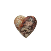 Pink Porcelain Jasper Heart - 1.75-2 inch
