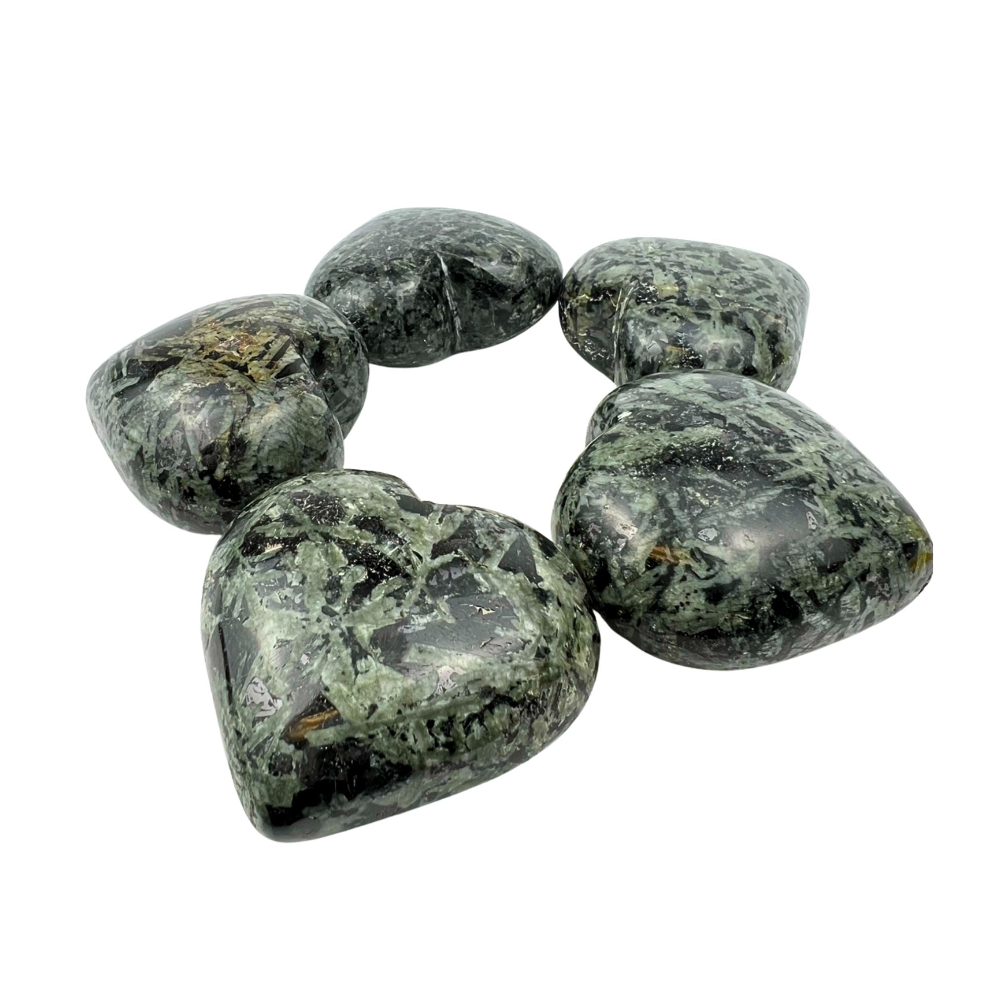 Rainforest Jasper Heart - 2-2.5 inch