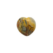 Crazy Lace Agate Heart - 1.5 inch