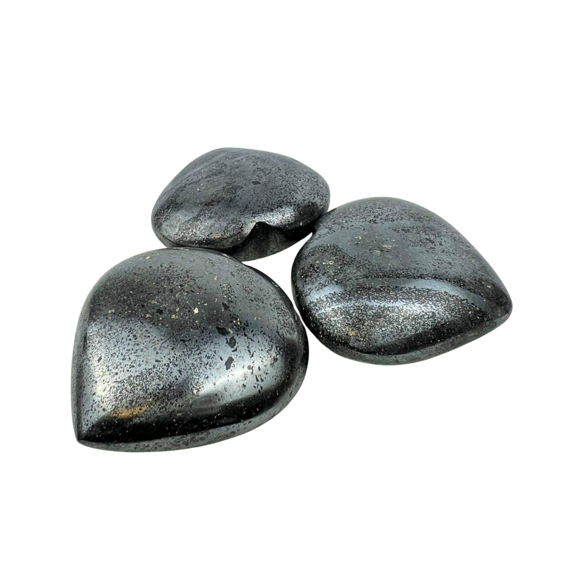Hematite Heart - 2 inch