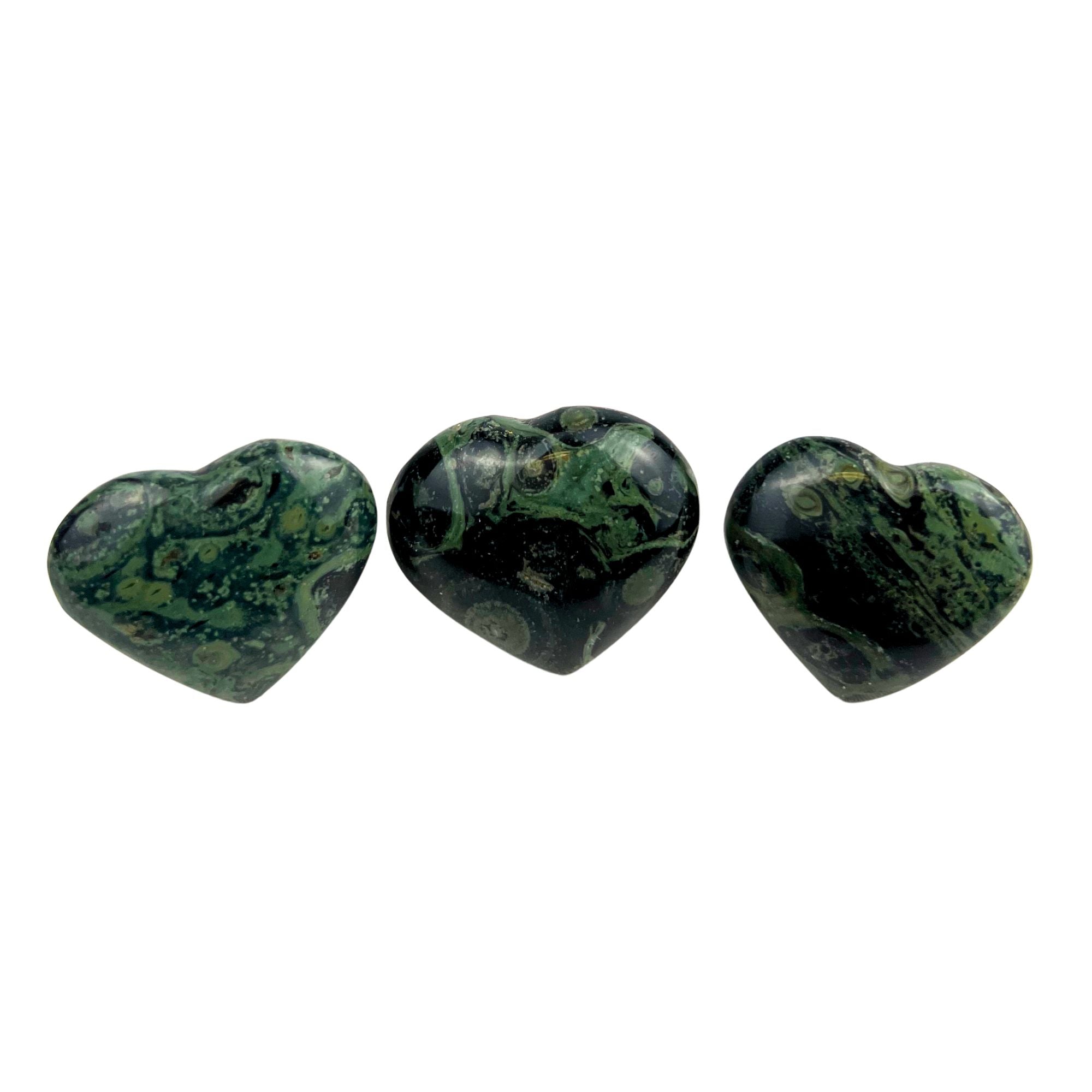 Kambaba Jasper Heart - 1.3-1.4 inch