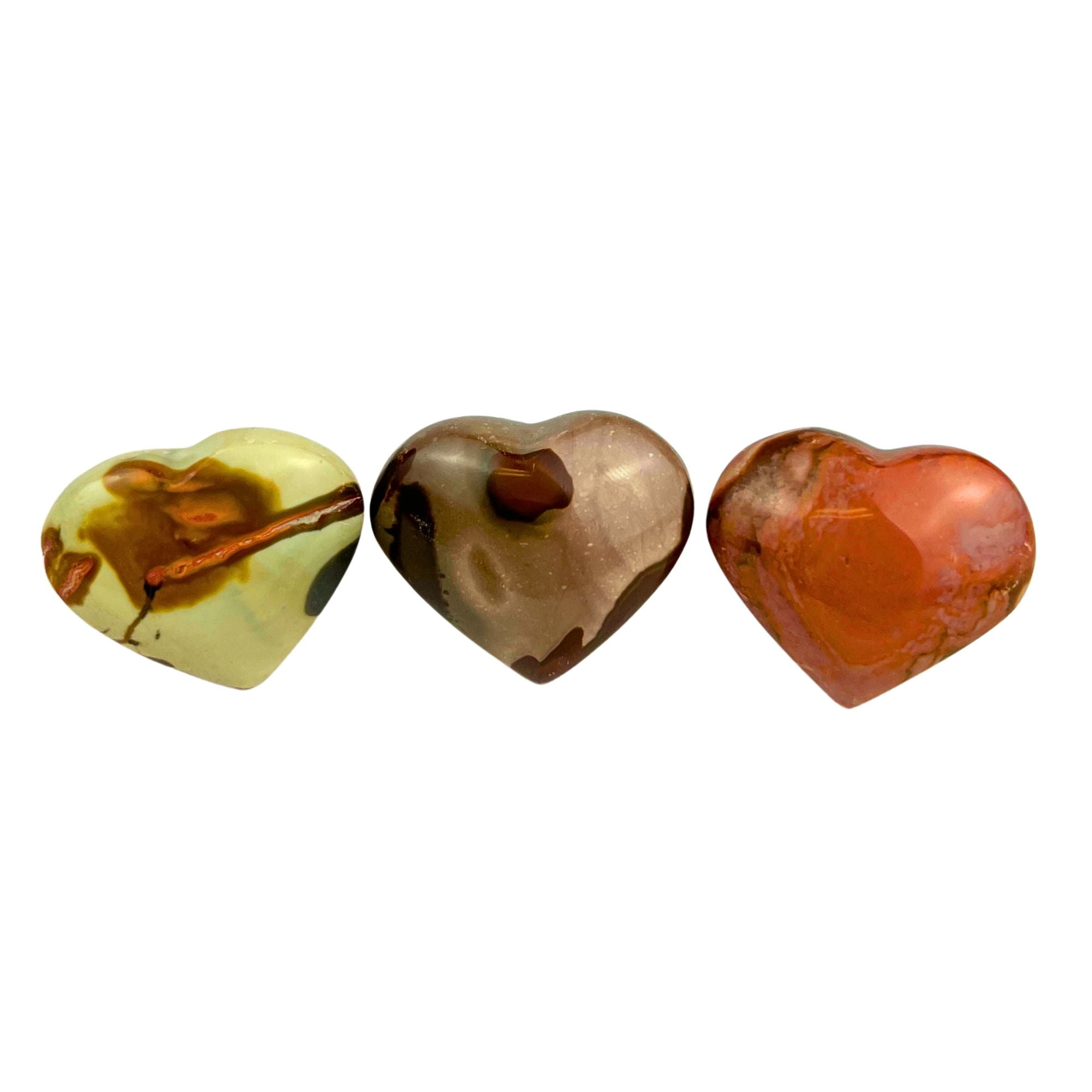 Polychrome Jasper Heart - 1.4-1.5 inch