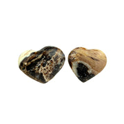 Brown Opal Heart - 1.1-1.2 inch