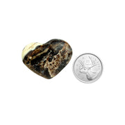 Brown Opal Heart - 1.1-1.2 inch