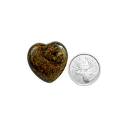 Bronzite Heart - 1.2-1.4 inch