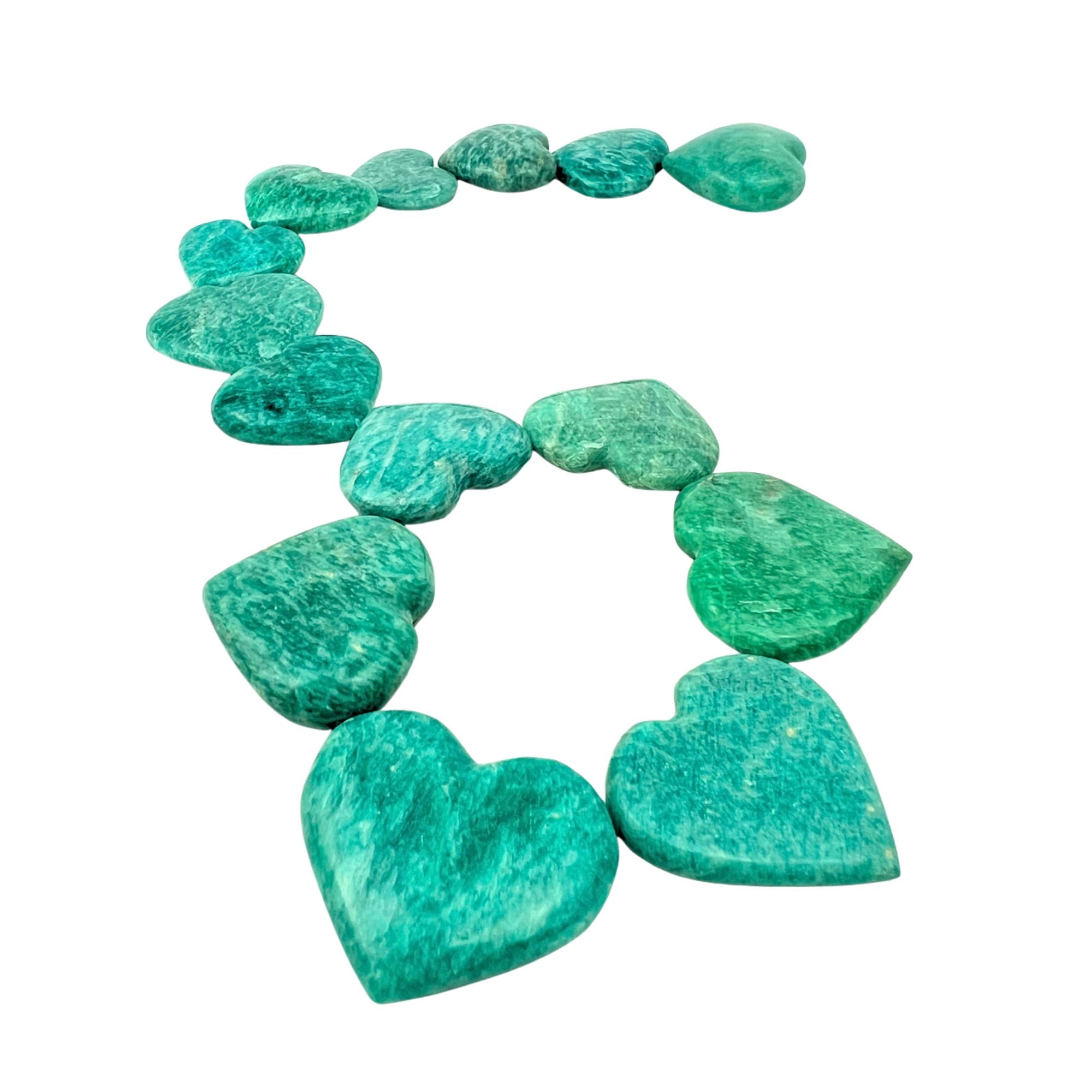 Amazonite Heart - 1-1.5 inch
