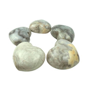 Grey Agate Heart - 1.75 inch