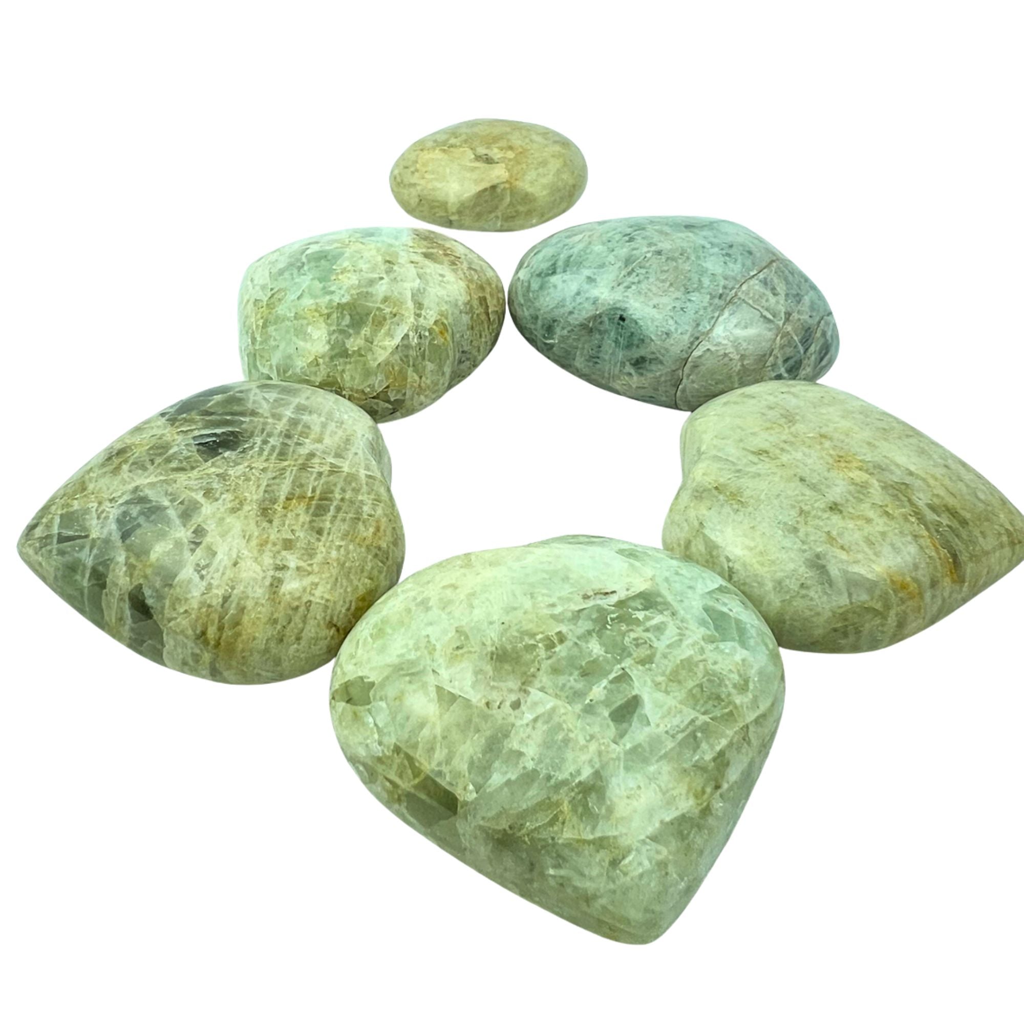 Aquamarine Heart - 1.5-2.25 inch