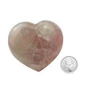 Rose Quartz Heart - 3.0-3.3 inch