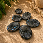 Larvikite Worry Stone - 1.75 inch
