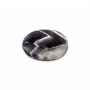 Chevron Amethyst Worry Stone - 1.5 inch