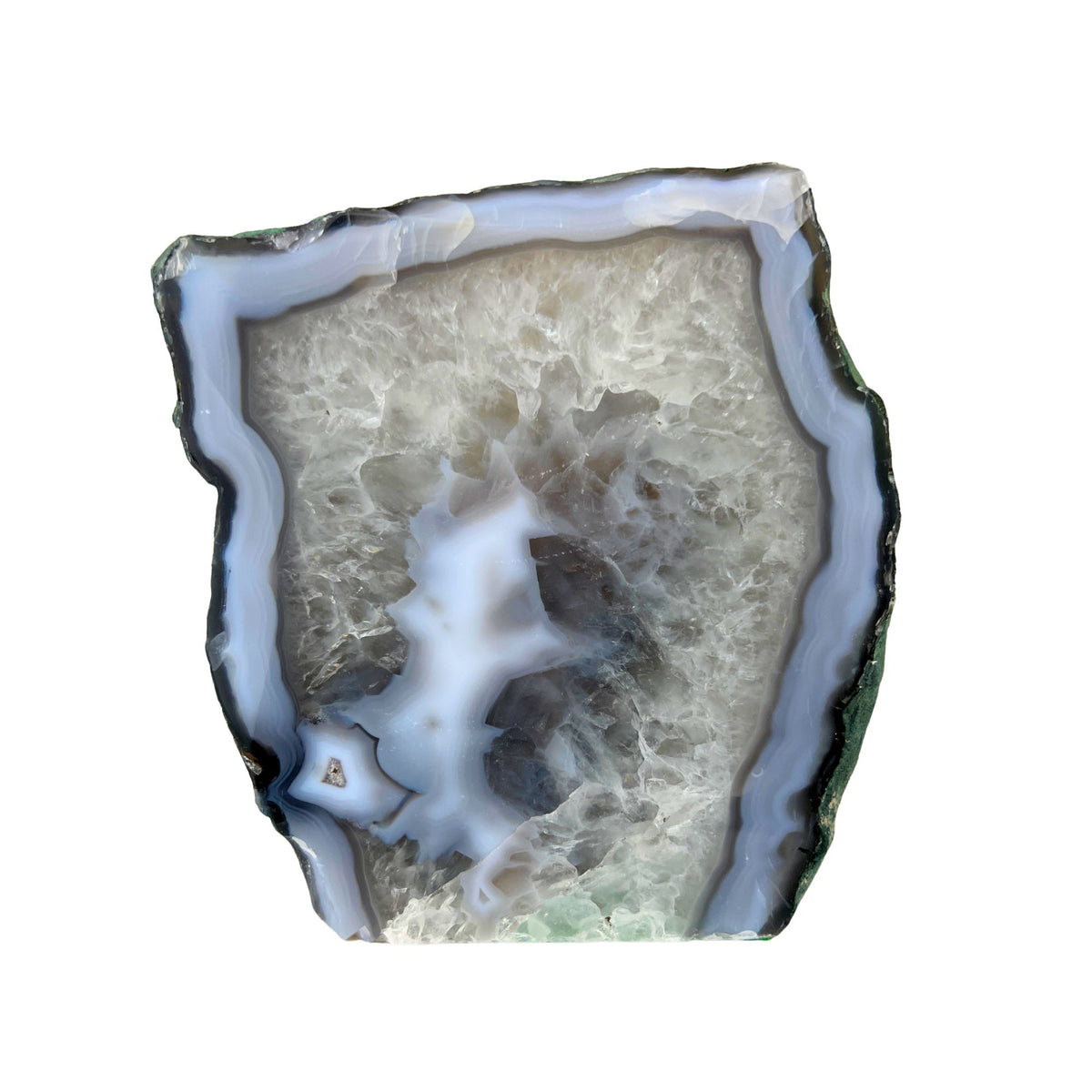 Blue Agate Slab - 4.5 x 4.2 inch