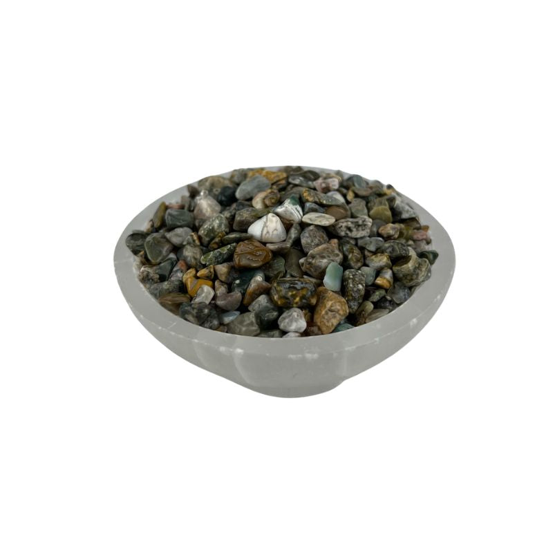Ocean Jasper Tumbled Chips - 5-10 mm