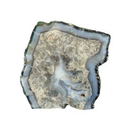 Blue Agate Slab - 4.5 x 4.2 inch