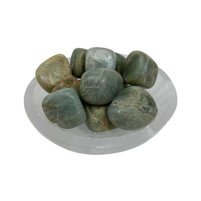 Aquamarine Tumbled Stone - 20-35 mm