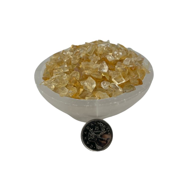 Citrine Tumbled Chips - 5-15 mm