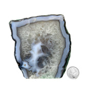 Blue Agate Slab - 4.5 x 4.2 inch