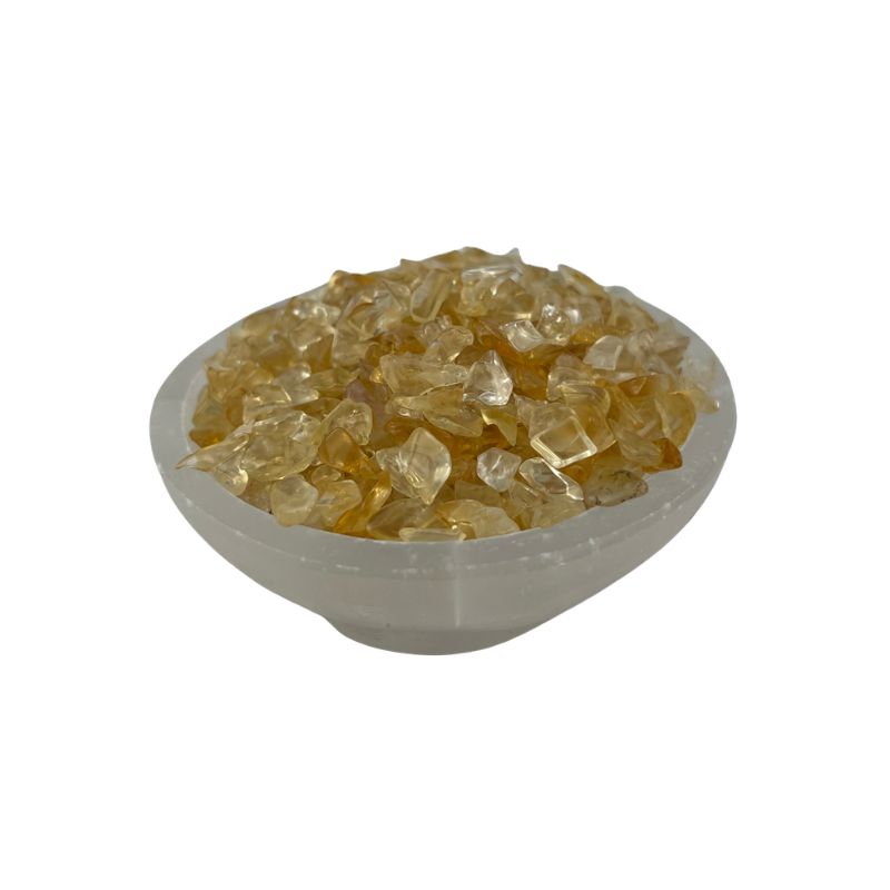 Citrine Tumbled Chips - 5-15 mm