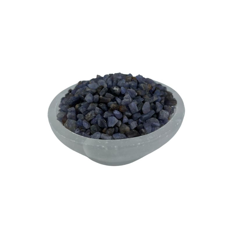 Sapphire Tumbled Chips - 3-5 mm