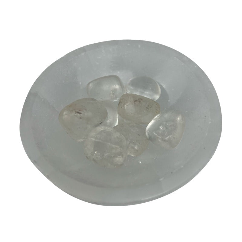 Crystal Quartz Tumbled Stone - 20-35 mm