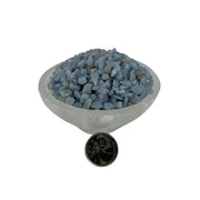 Angelite Tumbled Chips - 5-8 mm