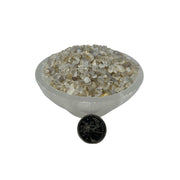 Blue Chalcedony Tumbled Chips - 4-10 mm