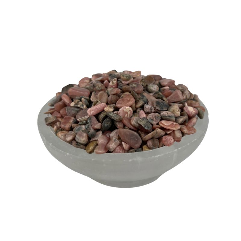 Rhodochrosite Tumbled Chips - 5-12 mm