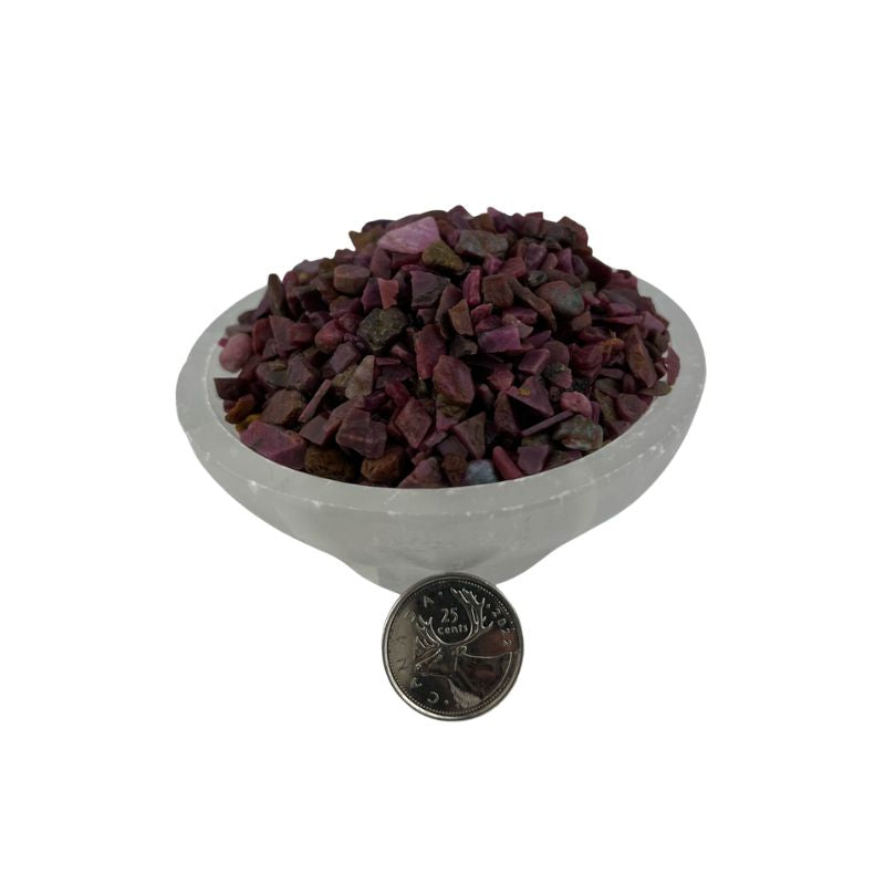 Ruby Tumbled Chips - 3-5 mm