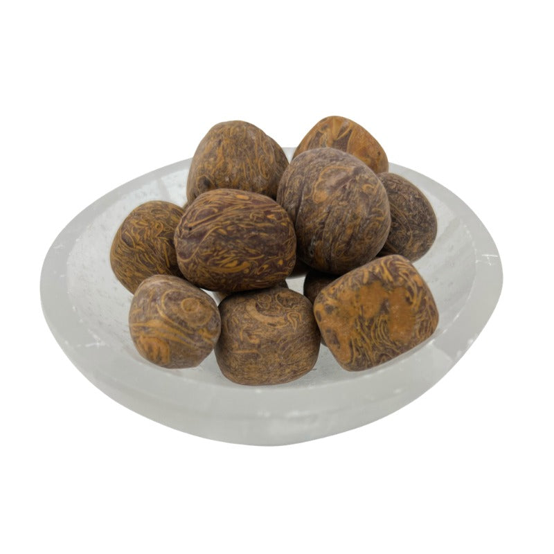 Calligraphy Jasper Tumbled Stone - 15-30 mm
